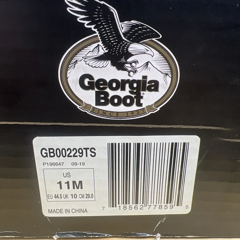 Georgia Boot Muddog G2 GB00229TS Men's Size 11M Waterproof Pull-On Boots NIB